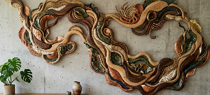 Sculpture Murale Organique